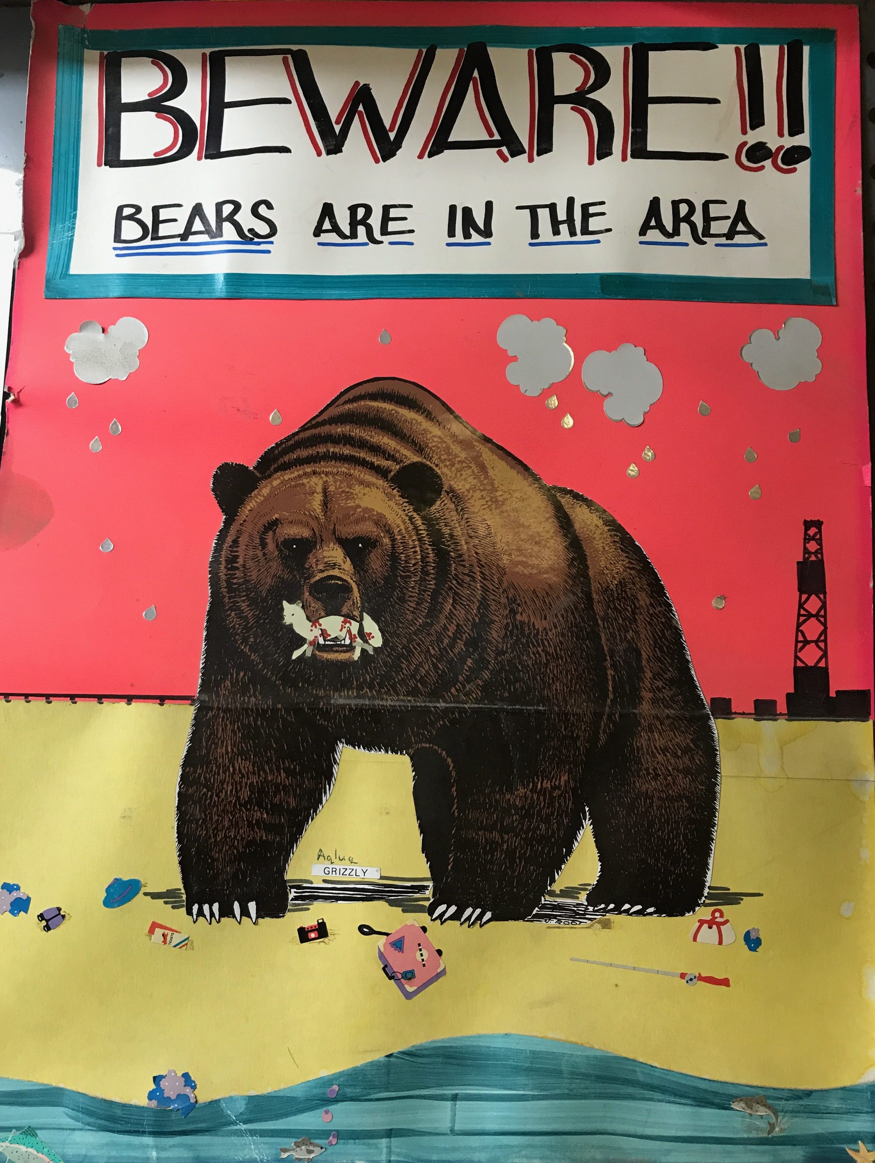 Bear Aware Campaign, Prudhoe Bay, Alaska