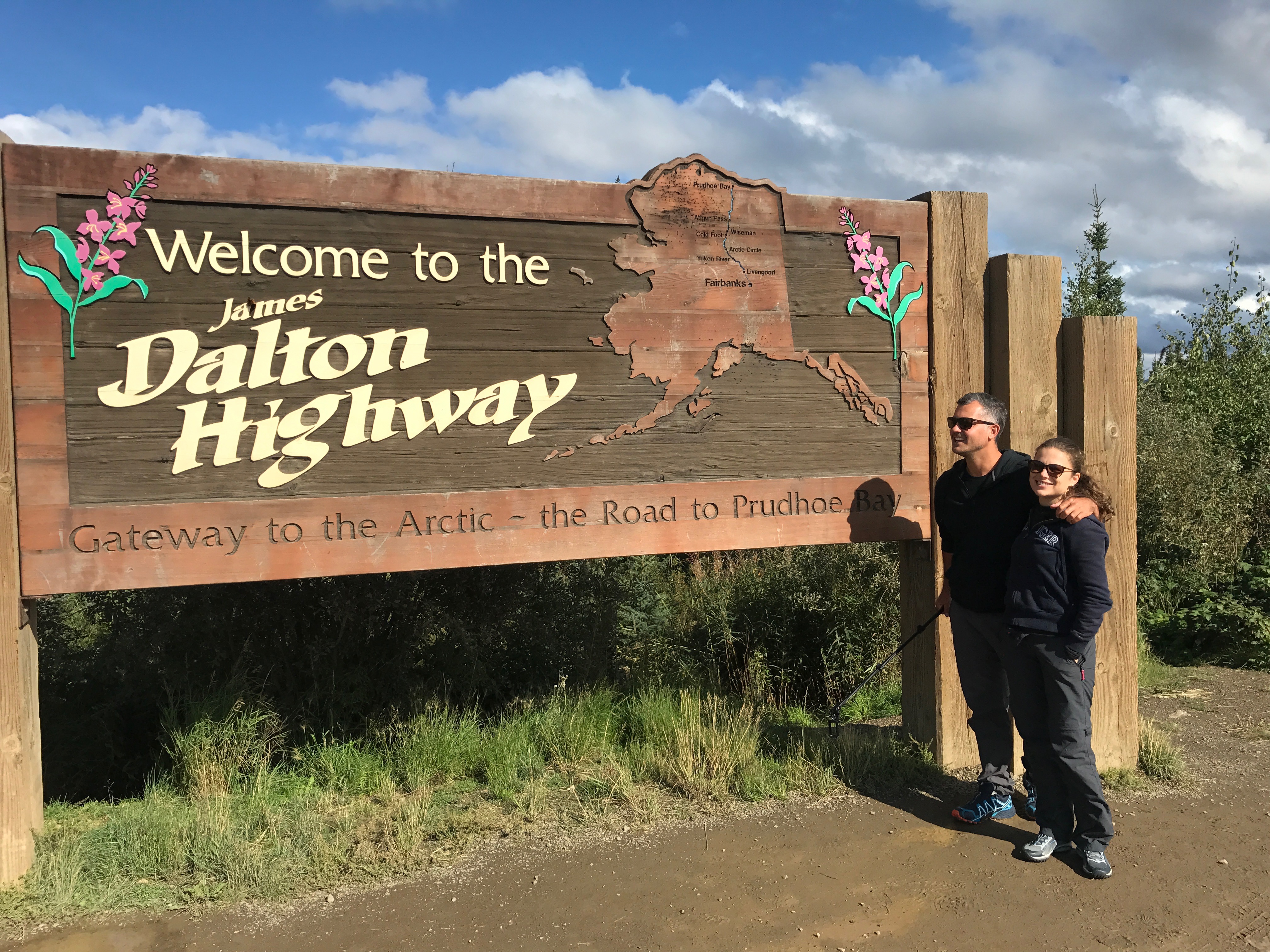 Beginning of Dalton Highway, Alaska