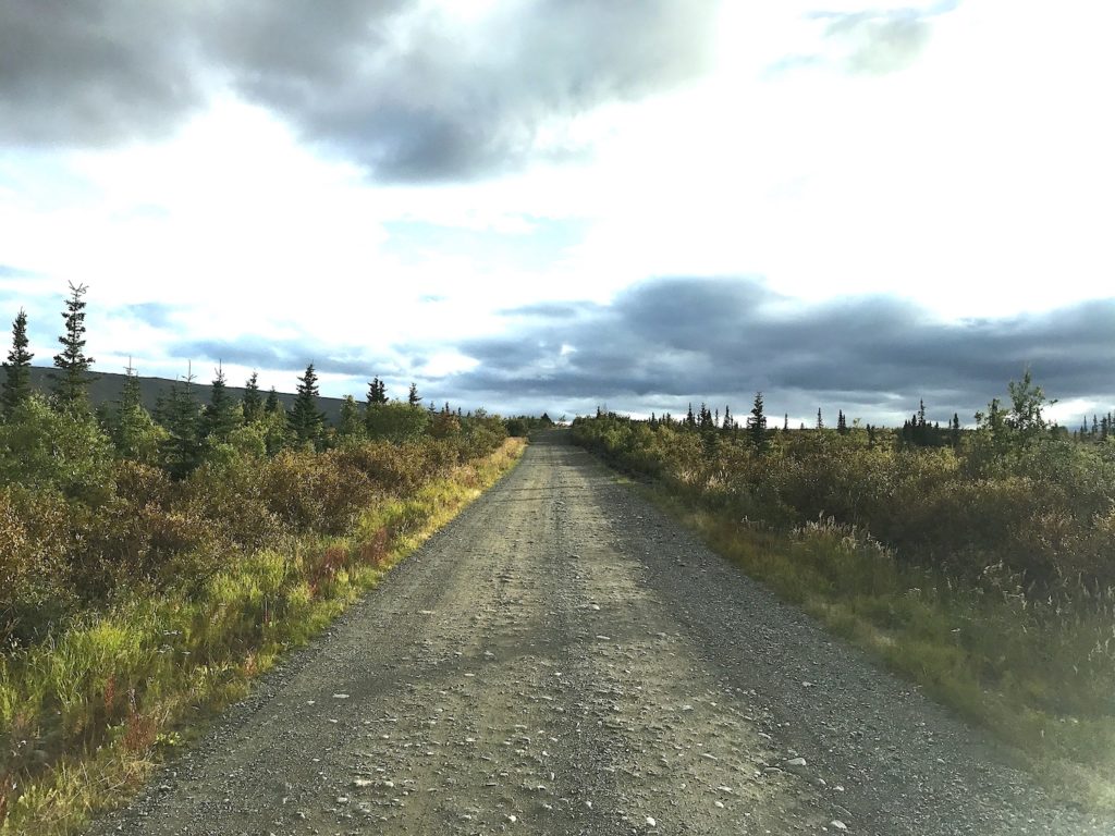 Road to Stampede Trail, Alaska