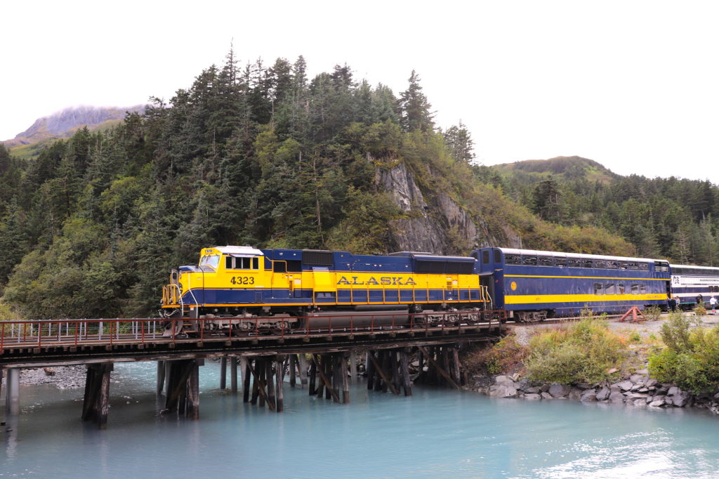 By train to Whittier, Alaska