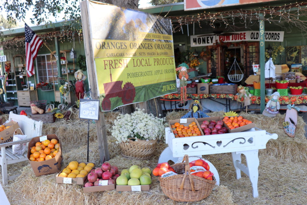 Local markets with organic products