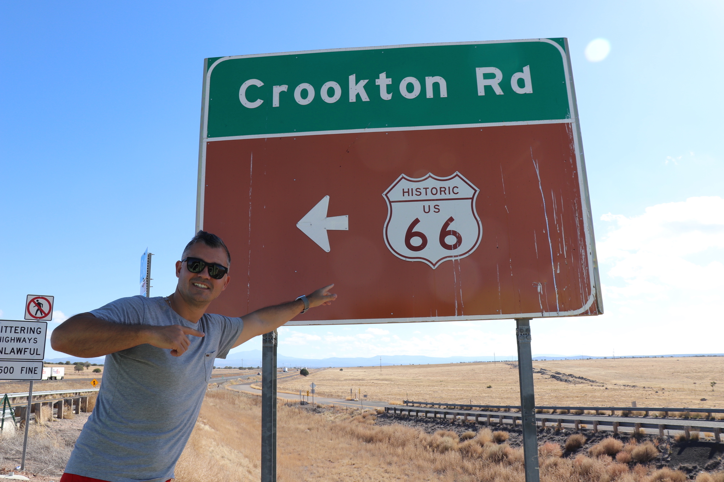 JP excited to take the Historic Route 66