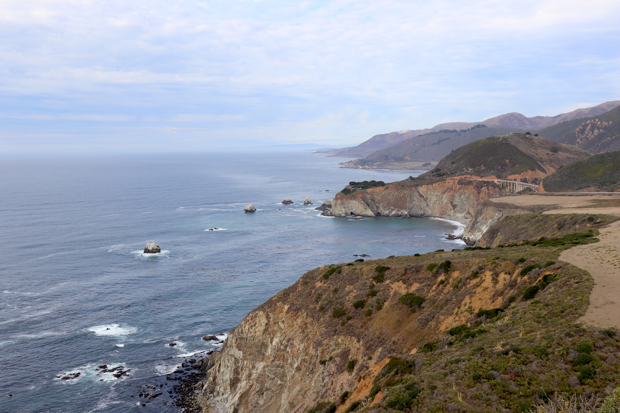 Coastline view, California State Route 1