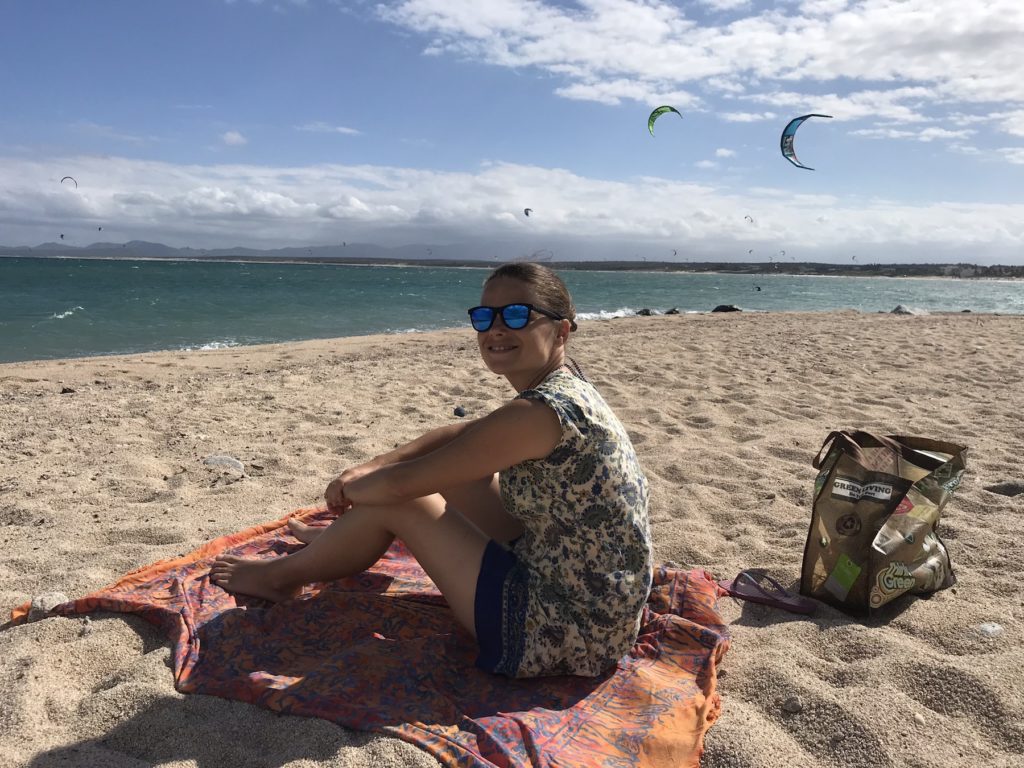 Watching the windsurfers in La Ventana, Baja California