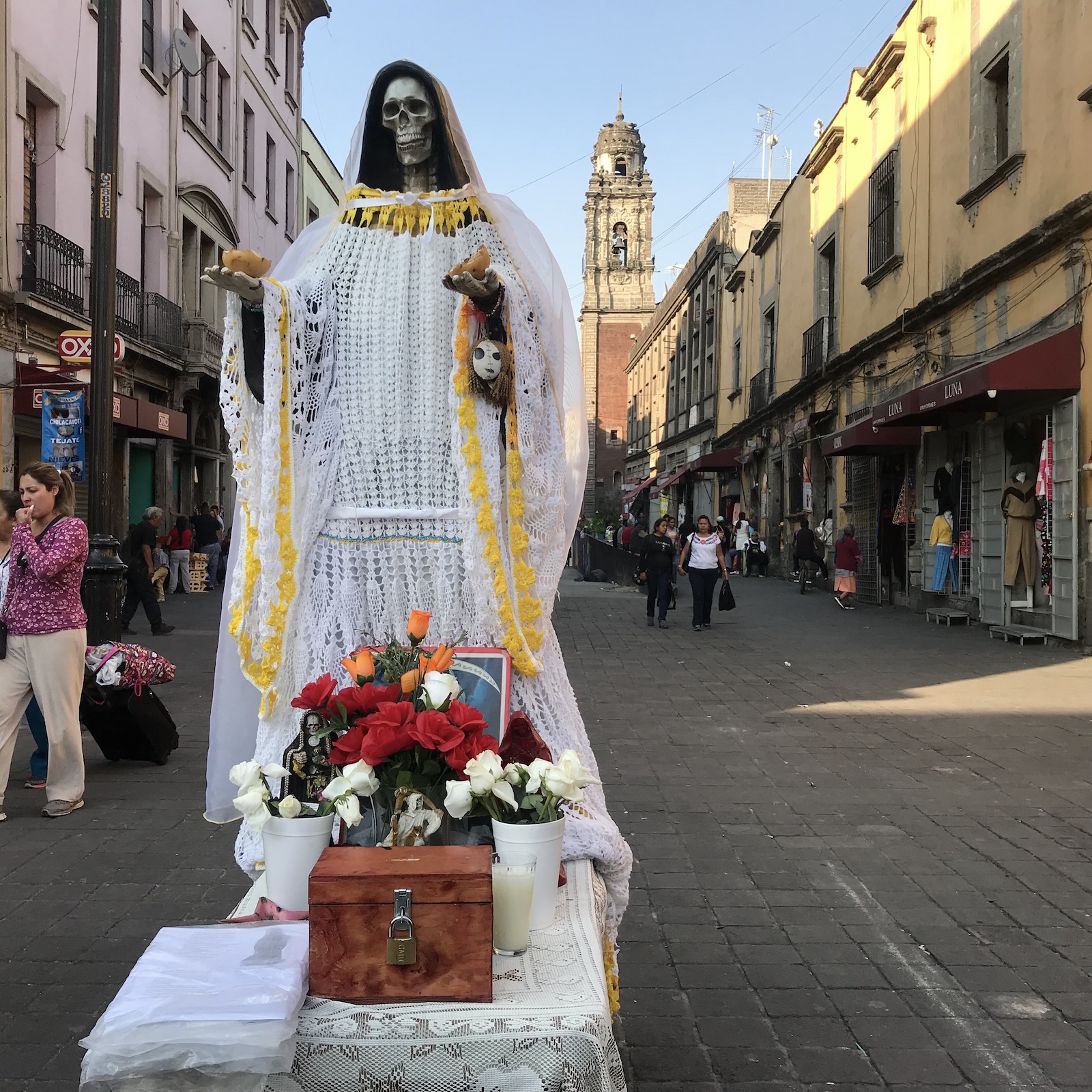 Nuestra Señora de la Santa Muerte, a folk saint in Mexico