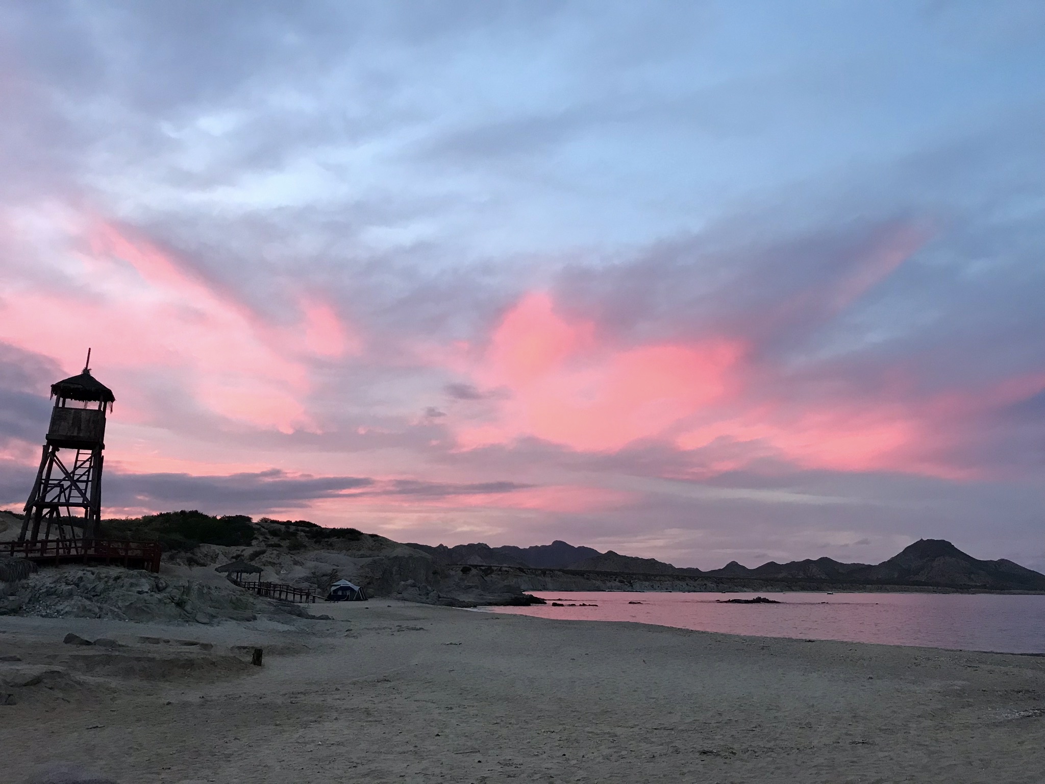 Sunset at Cabo Pulmo, Baja