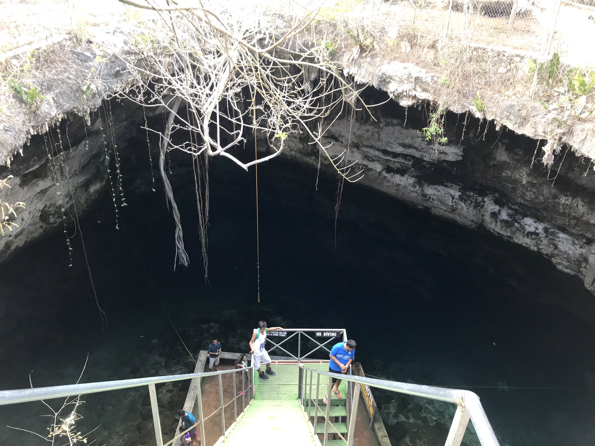 Cenotes hidden deep underground