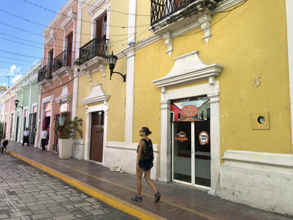 Center of the old town, Campeche