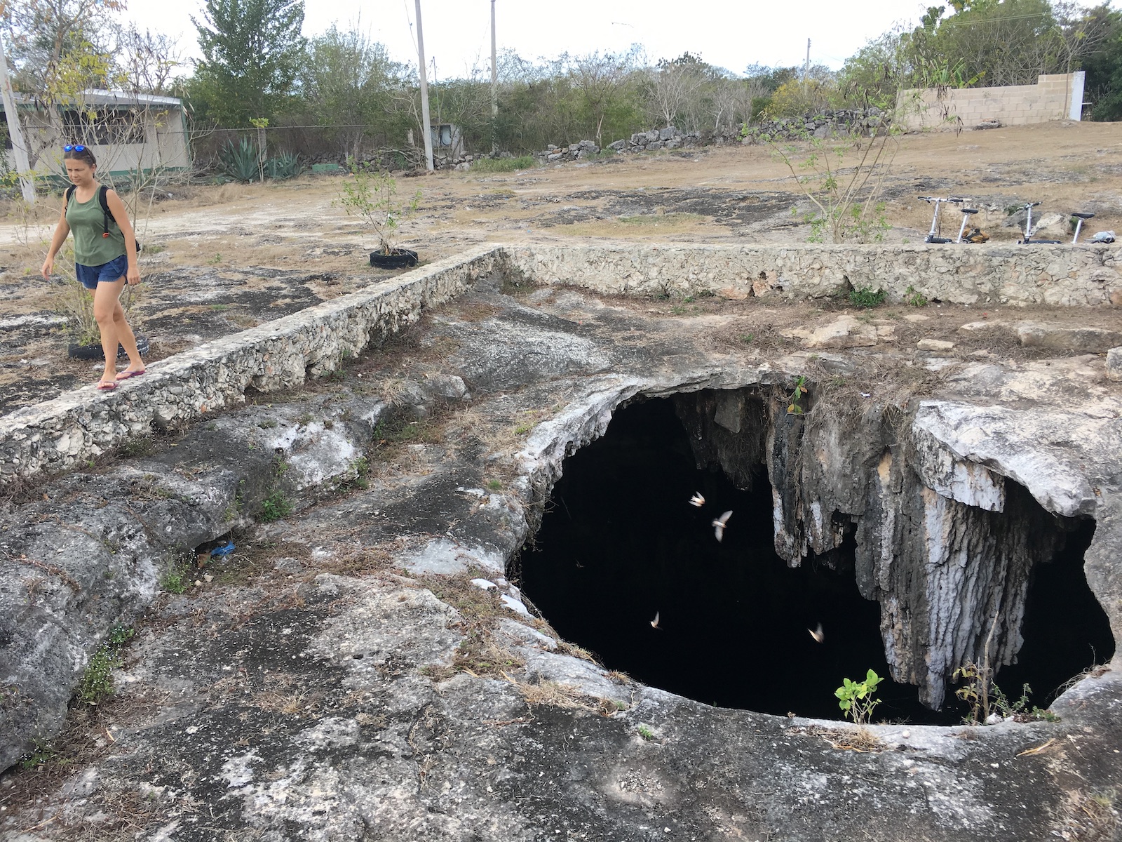 How does a "cenote" look from outside... one would say... "it's just a hole in the ground"