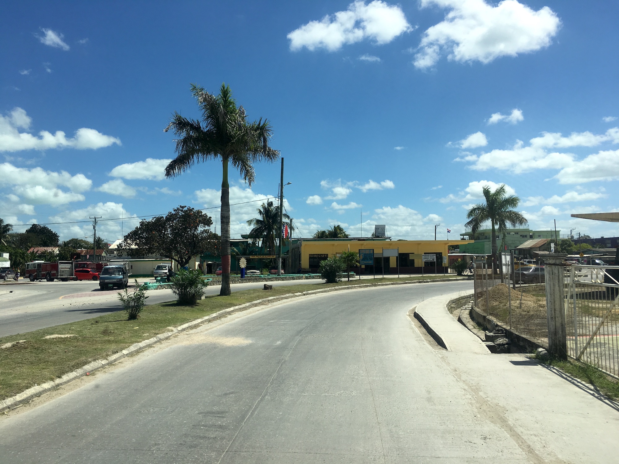 The border with Belize