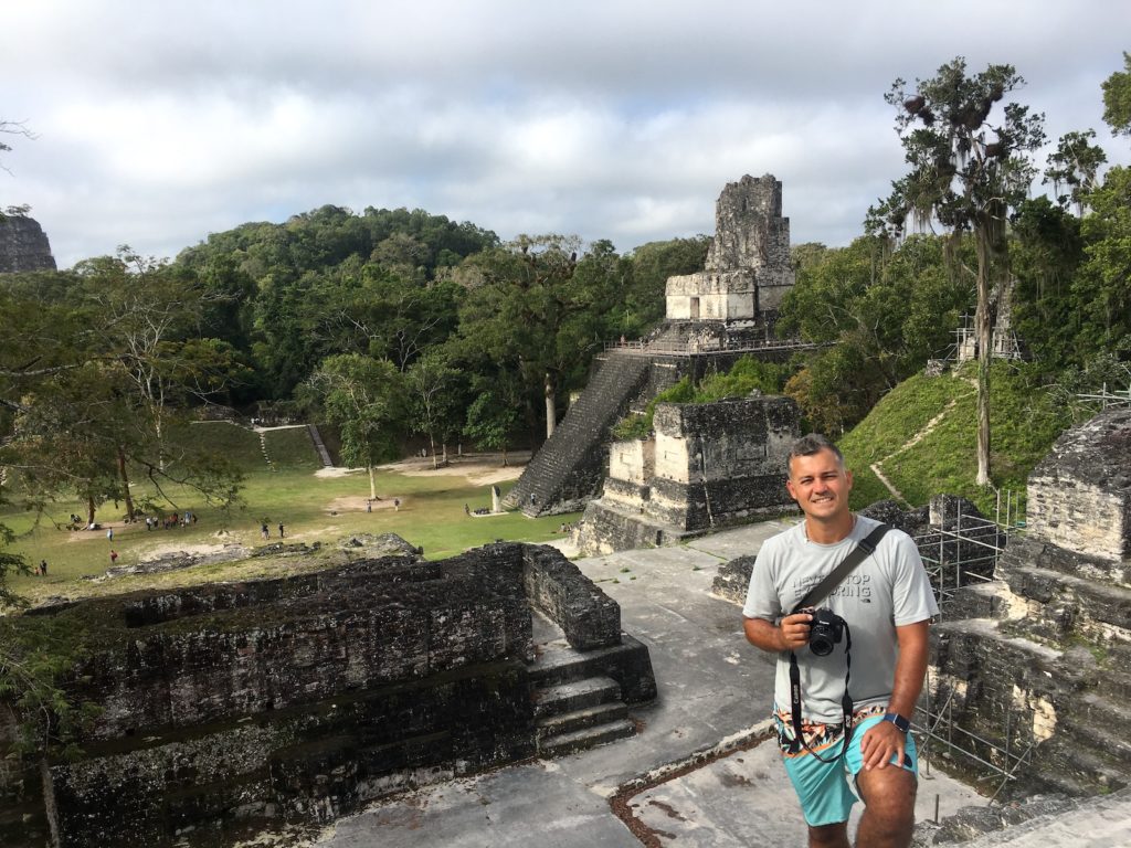 Grandious pyramids in Tikal
