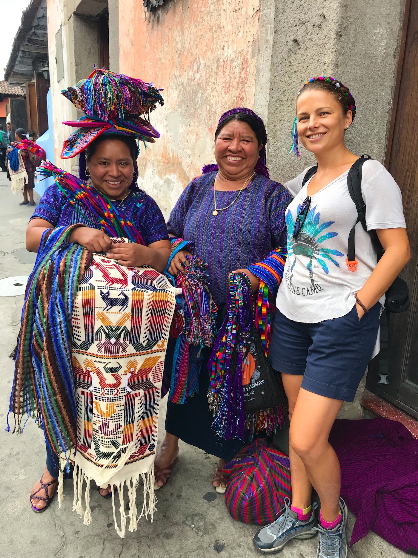 Couldn't escape to buy something from these beautiful ladies of Guatemala