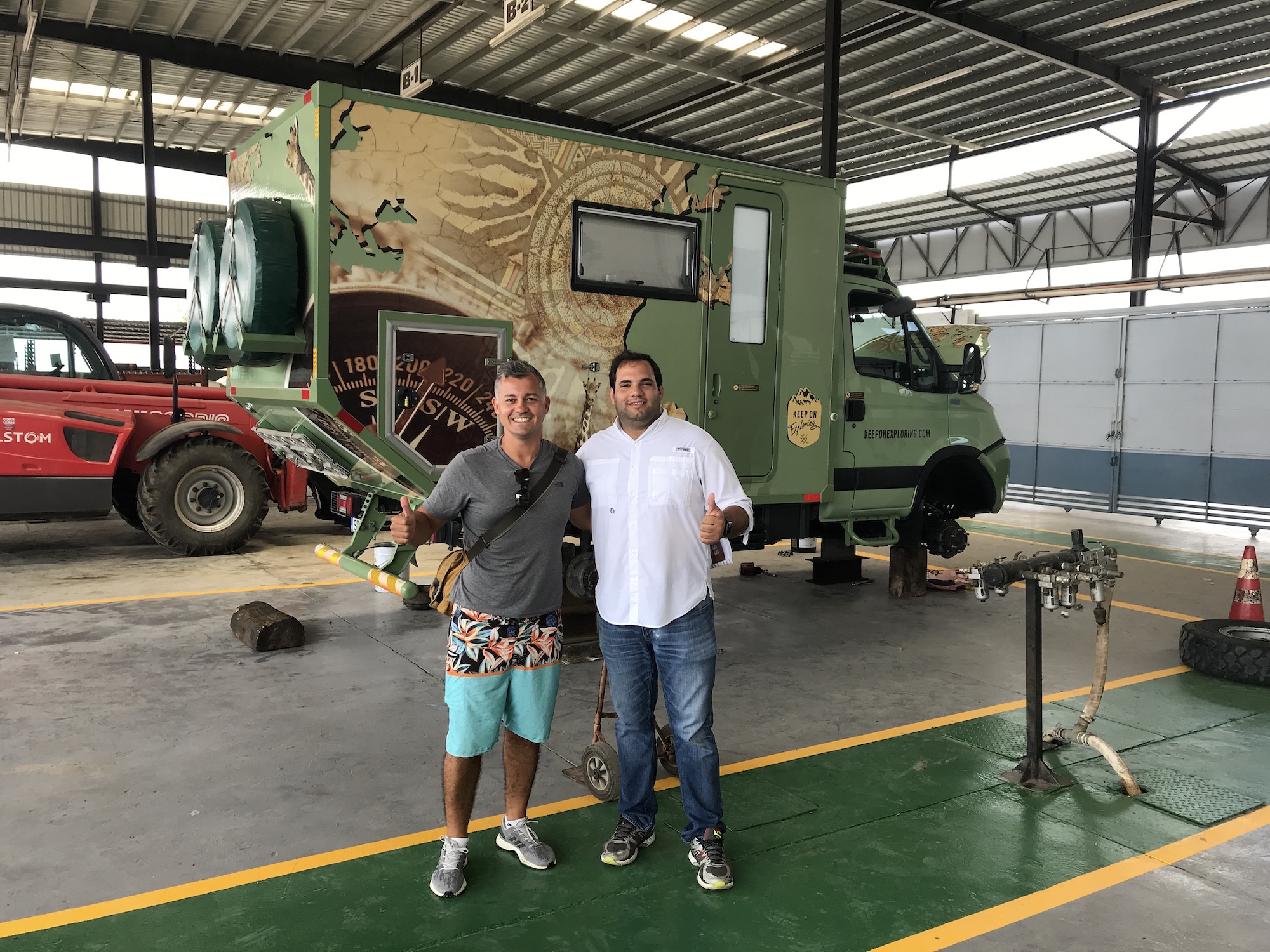 JP happy to service Brutus in Panama