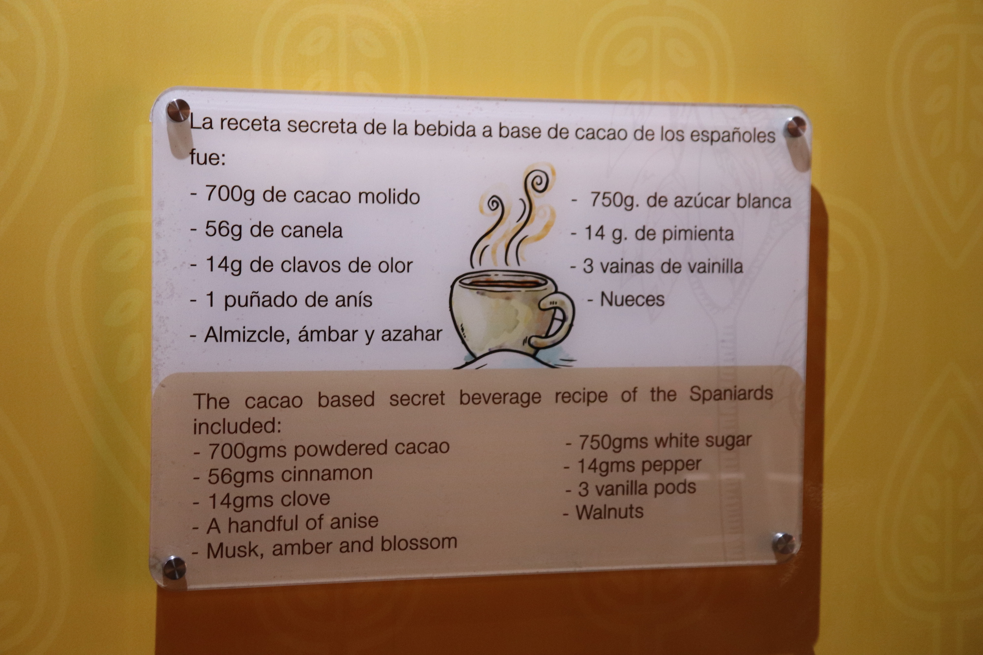 Secret Coffee Beverage Recipe of the Spaniards