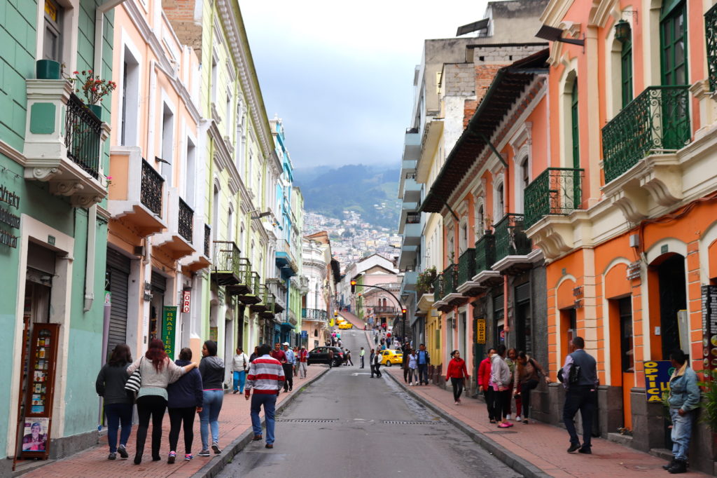 City center of Quito 