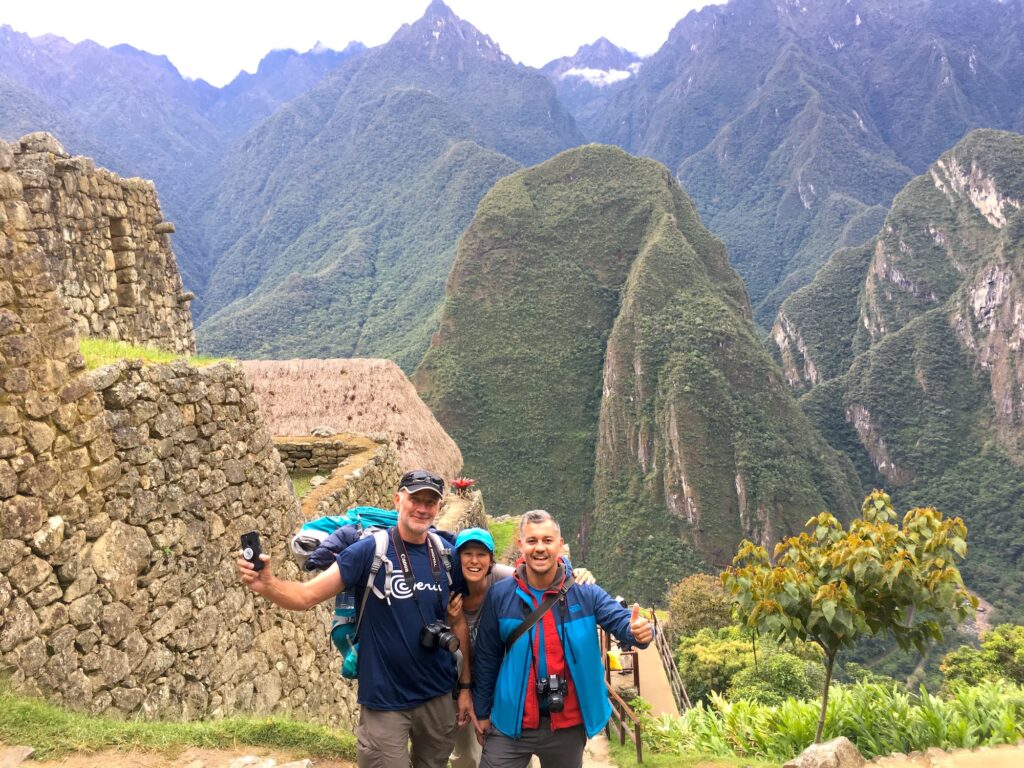 With Gerald and Anna Maria at Machu Picchu