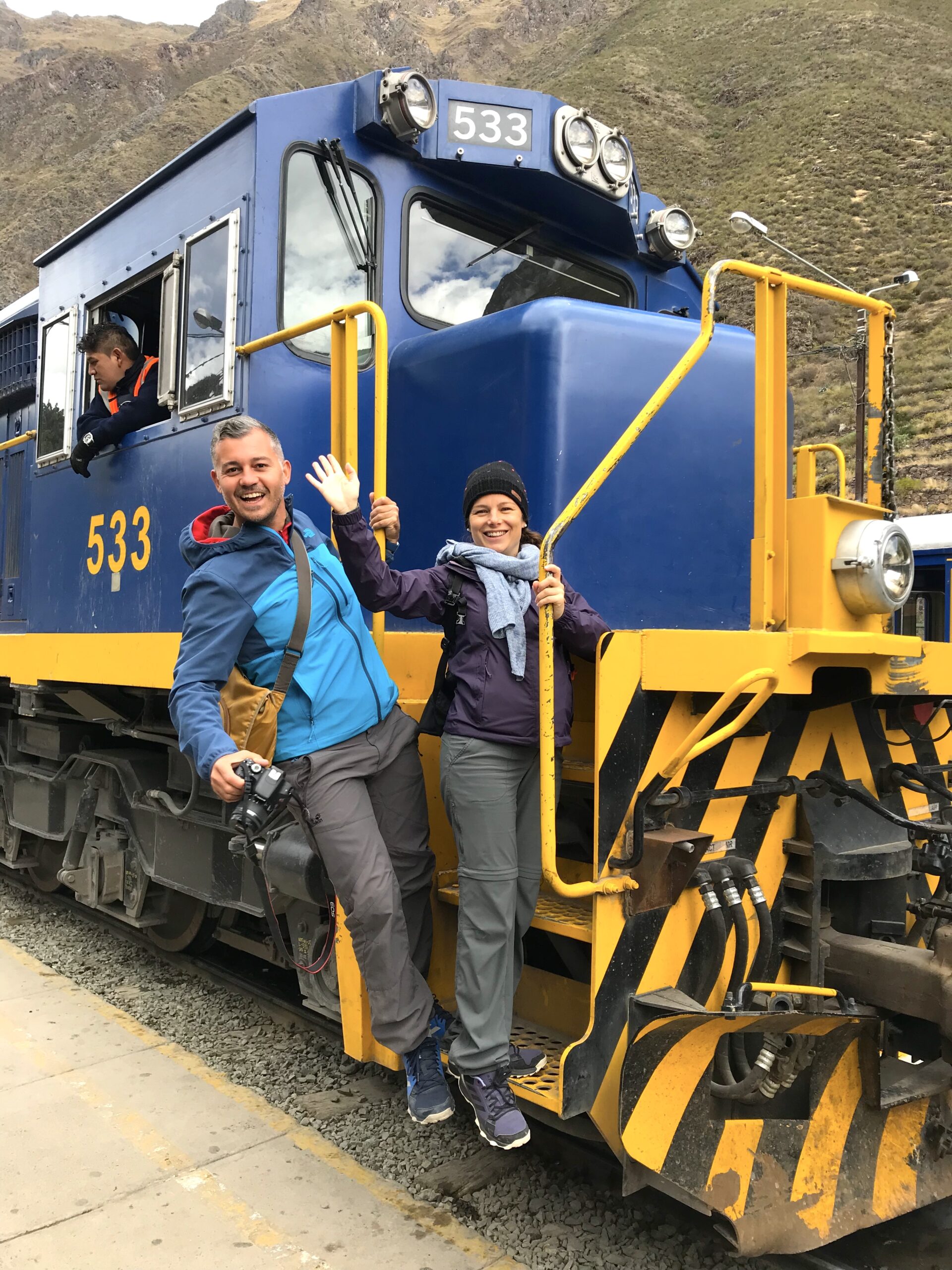 Bye bye, we are going to Machu Picchu on the Inca Rail