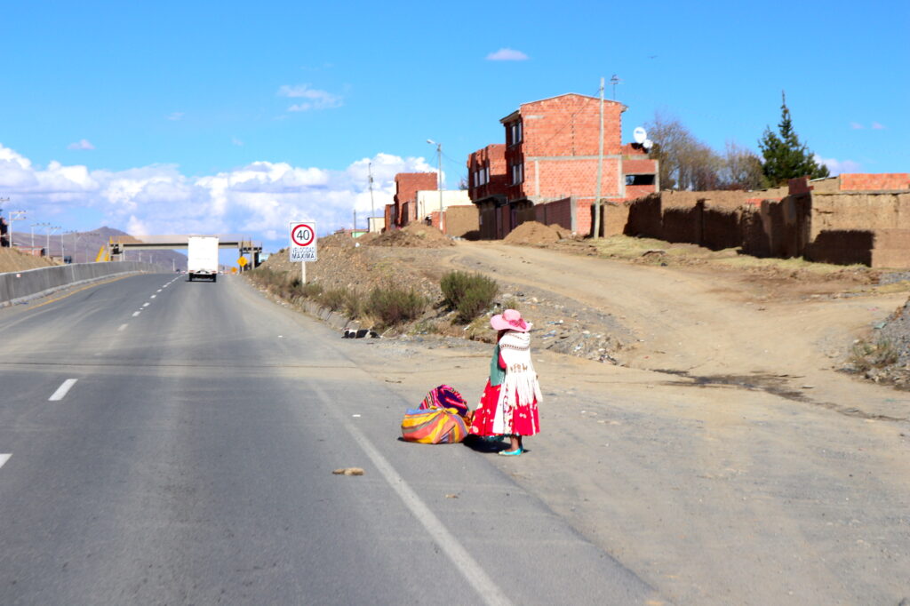 On the road towards La Paz